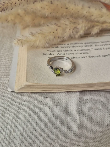 انگشتر جواهری فری سایز بیضی