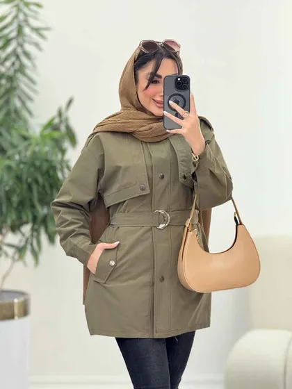 بارانی ژیله دار سپیدار