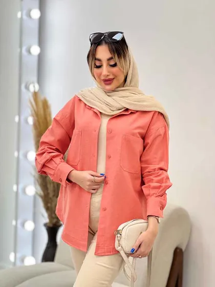 مانتو دو جیب ترنگ