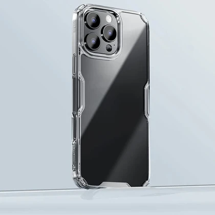 قاب محافظ شفاف آیفون 16 پرو نیلکین Nature TPU Pro