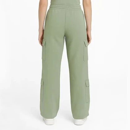 شلوار کارگو ریلکس فیت زنانه - 15241437