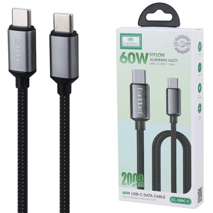 کابل تایپ سی ارلدام Earldom مدل EC-200C-C توان 60 وات 2 متر