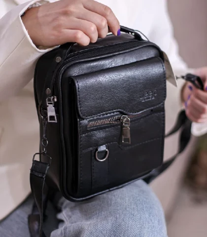 کیف رودوشی چرم سوگو jeep کد 16320