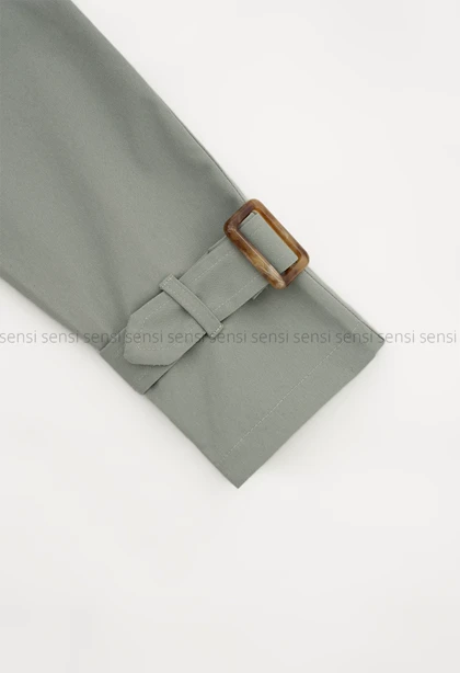 ترنچ کت کتان زارا آستر دار@کد1004696