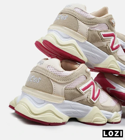 کفش کتانی زنانه قهوه ای کرم NEW BALANCE 9060