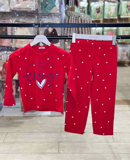 بلوز شلوار دخترانه سکسن کد41158-K