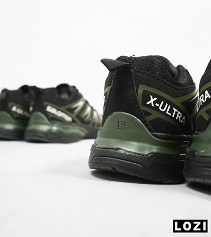 کفش کتانی مشکی سبز Salomon X ULTRA