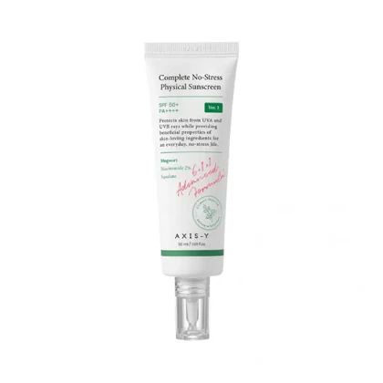ضد آفتاب بی رنگ فیزیکی SPF50 اکسیس وای AXIS-Y No-Stress