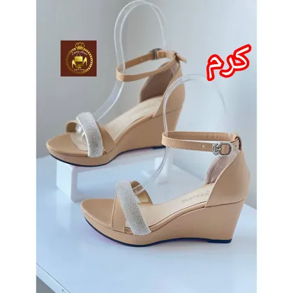 صندل لژدار نگینی زنانه T4