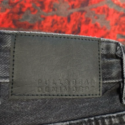 شلوار جین نیم بگ pull & bear بدون جنسیت کد 378