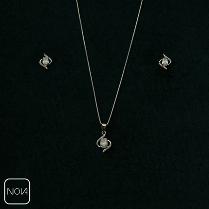 نیم ست نقره کد 651234