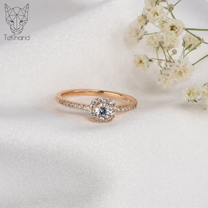 انگشتر لاکچری سنتر کیوب ژوپینگ