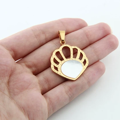 نیم ست بدون زنجیر مدل صدفی