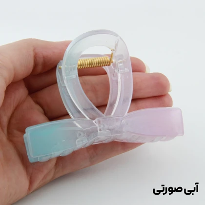 کلیپس دخترانه مدل پاپیون دو رنگ