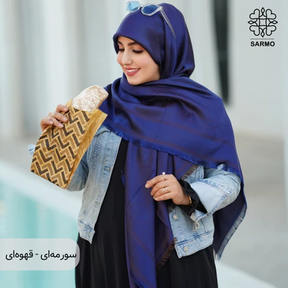 روسری ژاکارد رونا خطی