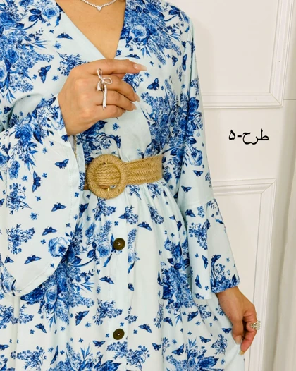 پیراهن فلور پریا - کد 1187 (پیراهن زنانه- پیراهن ساحلی)