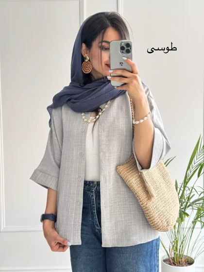 مانتو راه راه ترلان