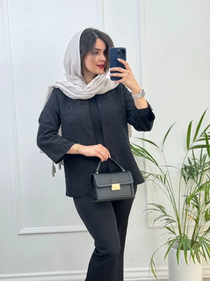 کت مزونی سنگدوزی