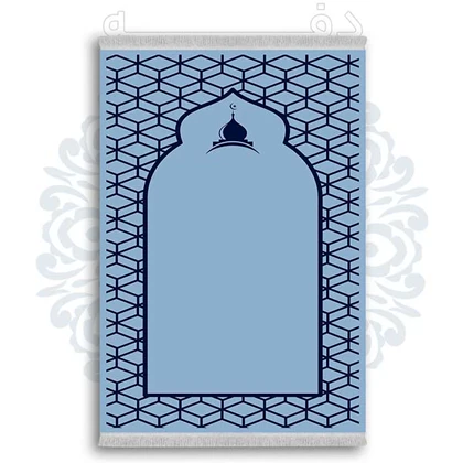 فرشینه از جنس پارچه هازان مخمل ترک طرح سجاده برند دفه کد DSJ 33