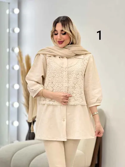 شومیز ترکیبی بهار