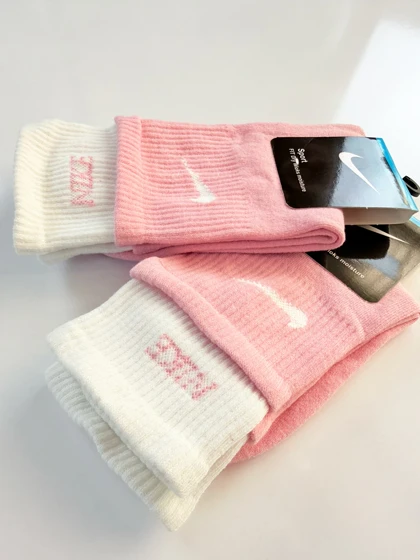 جوراب ساق‌دار نخ پنبه دو کش نایکی Nike