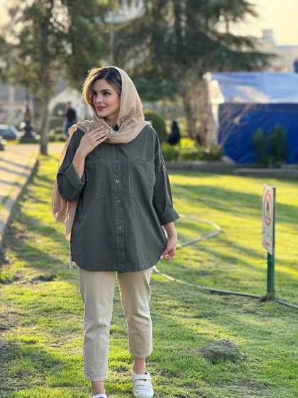 مانتو لینن زارا ( دارای ایراد جزئی )