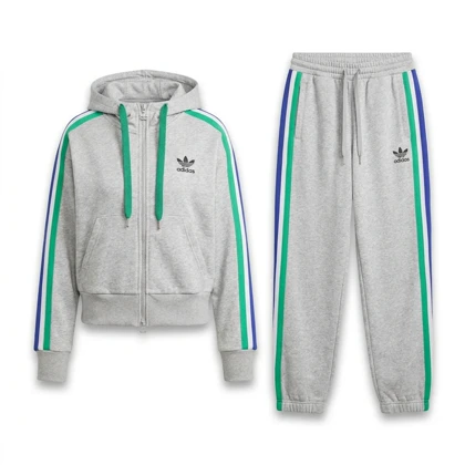 ست سوئی شرت شلوار زنانه ورزشی آدیداس کلاهدار adidas