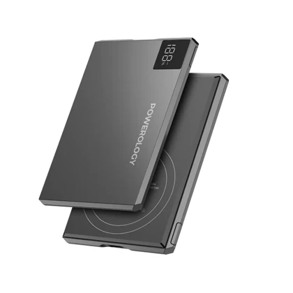 پاوربانک 5000 میلی آمپر مگسیف پاورولوژی مدل POWEROLOGY PPBCHA107GY