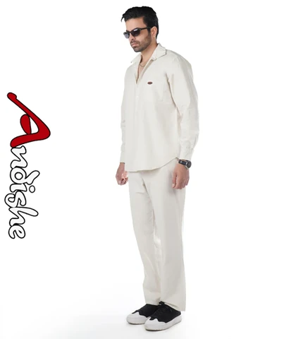 پیراهن شلوار کتان ادریس