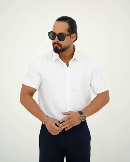 پیراهن آستین کوتاه ساده