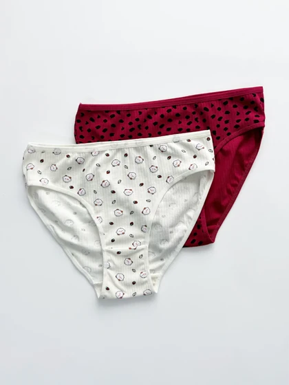 شورت اسلیپ زنانه کبریتی طرحدار سایز 2XL میسپل Misspel
