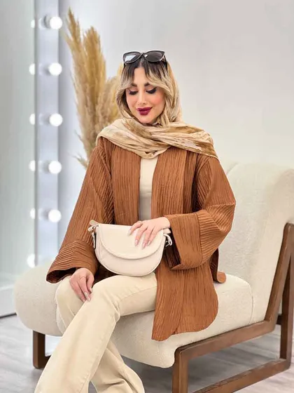 مانتو هلالی بغل چاک