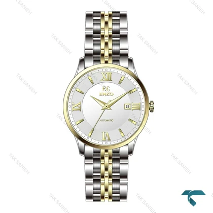 ساعت انزو مردانه EC-2176TEG اتوماتیک دورنگ طلایی Enzo-8145-G