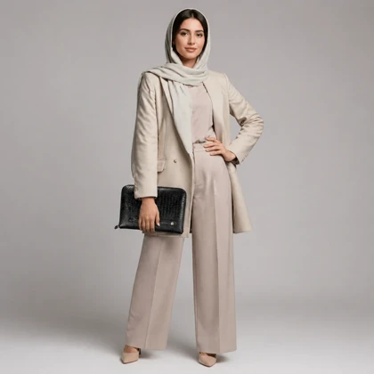 کیف فولدری چرم طبیعی سایز کوچک