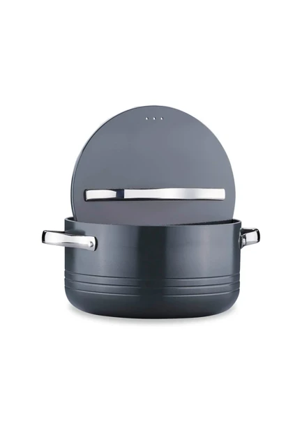 سرویس قابلمه گرانیتی KORKMAZ مدل A2620-2 - مشکی