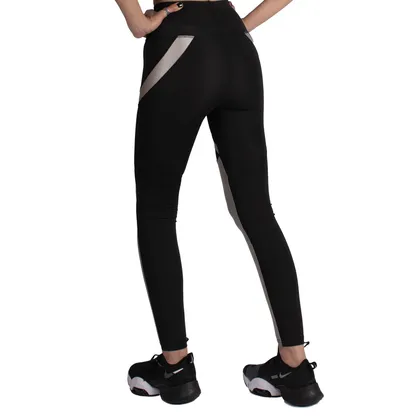 لگ اسلیم ورزشی مشکی/نقره ای - Agi Slimming Sportive Leggings Siyah/Gümüş