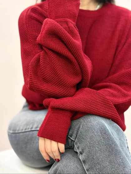 بلوز بافت فول لش چری یلدایی 61