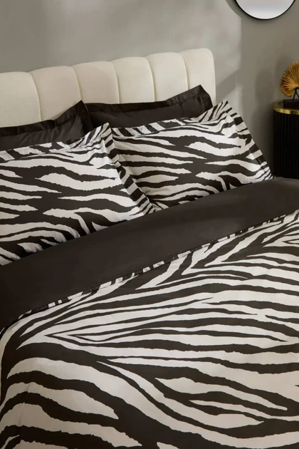 سرویس روتختی دو نفره Karaca Home مدل Marimba پنبه - مشکی