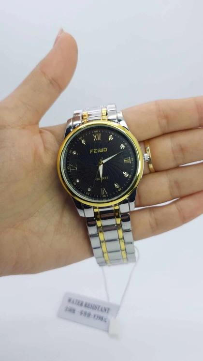 ساعت مچی مردانه فیوو Feiwo با طراحی مینیمال و موتور کوارتز