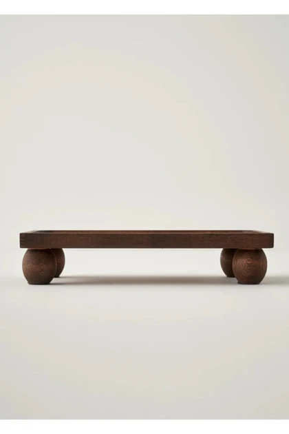 استند پذیرایی Bella Maison مدل Wooden چوبی - طبیعی