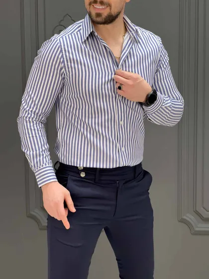 پیراهن 270502 AKOMOD آبی