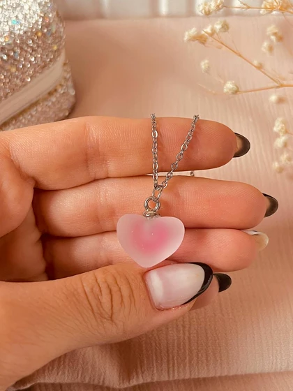 گردنبند قلب شبنما