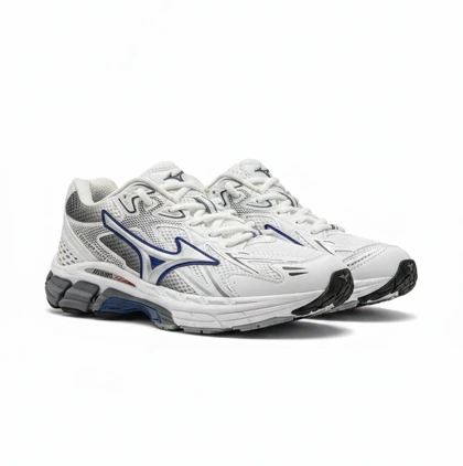 کفش کتانی میزانو هالو میکس سفید سرمه ای کد 295054