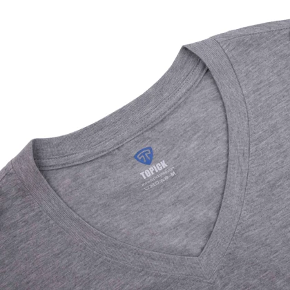 زیرپوش ضد تعریق یقه هفت باز مردانه ملانژ