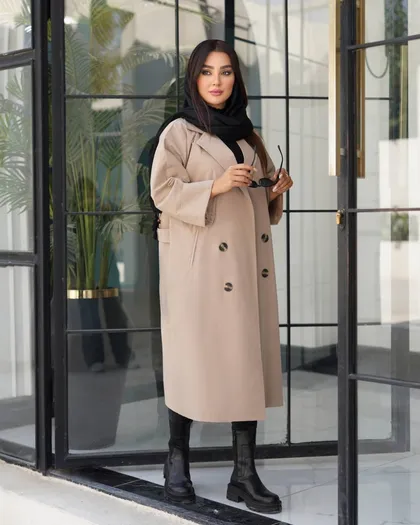 بارانی عبایی کد 3360