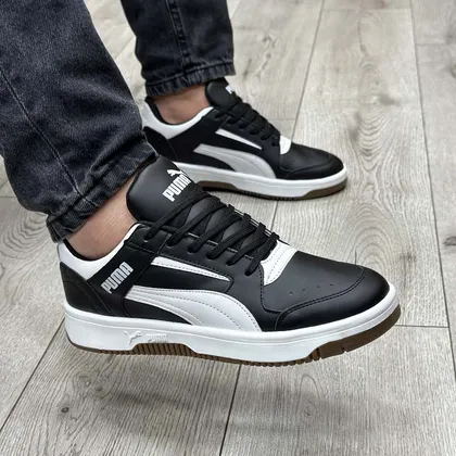 کفش و کتانی مردانه مدل پوما PUMA رنگ مشکی و سفید