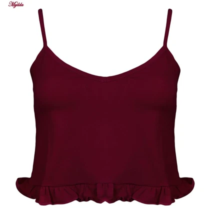 ست نیم‌تنه و شلوار زنانه کوزا زرشکی