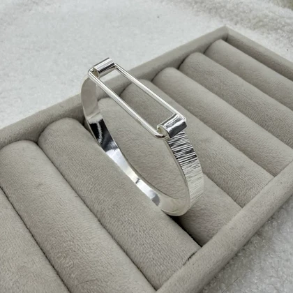 بنگل آبکاری شده در دو رنگ