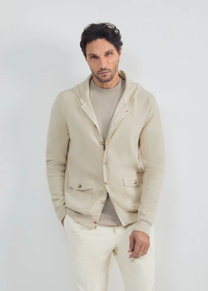 سویشرت کلاه دار knit