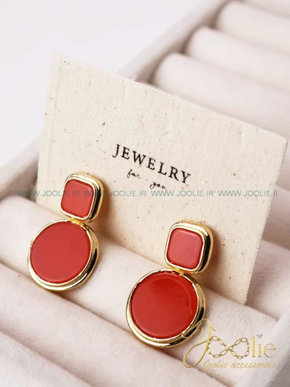 گوشواره زنانه میناکاری کد E1158